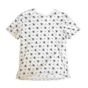 Calvin Klein allover logo tee